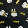 Miffy 70th Anniversary A4 pocket clear file, black