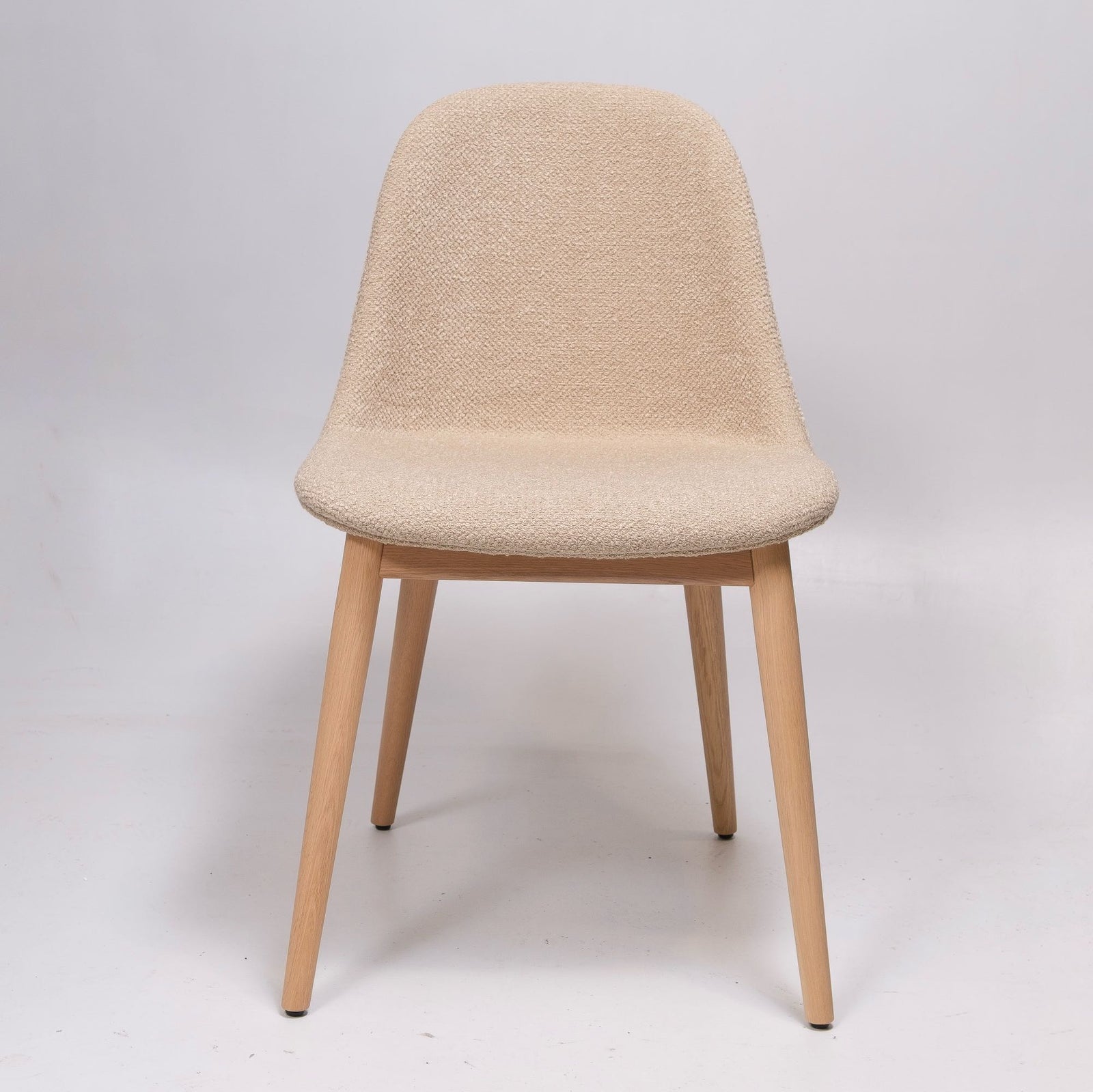 refurbished | Harbour Side Dining Chair, boucle 02/ natural oak