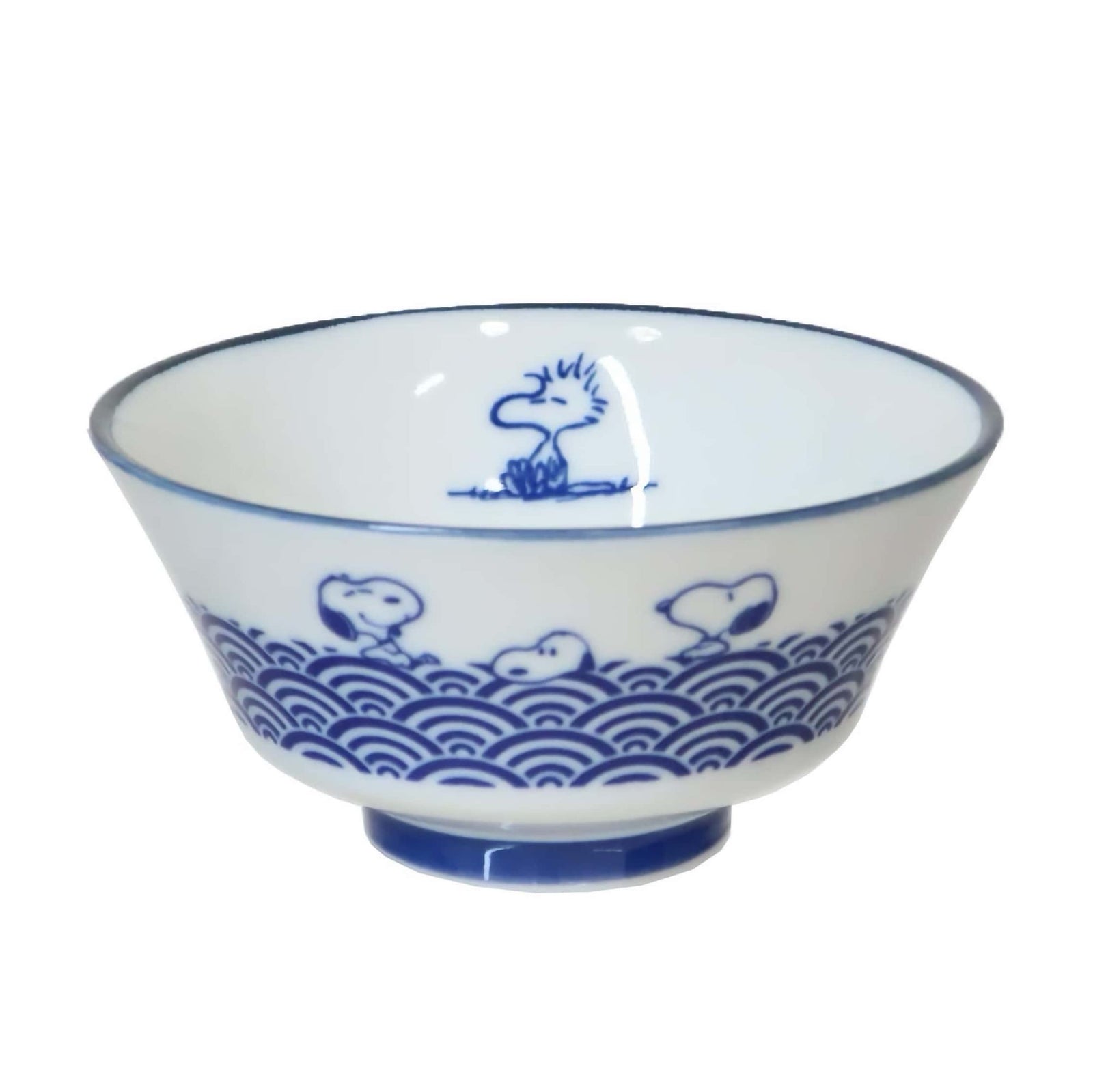 Snoopy Japanese Style Rice Bowl L, waves