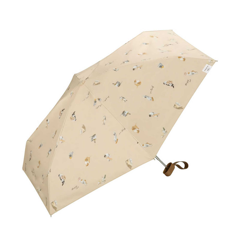 Masayuki Oki x Wpc. Compact Folding Umbrella, Beige