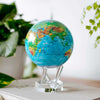 MOVA Rotating Globe (4.5"), Blue Relief Map