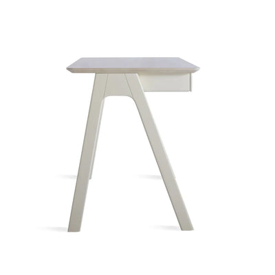 Blu Dot Stash desk, Whitewashed ash/White