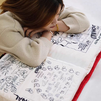 Sunday Home Studio Book foldable cushion, donald duck