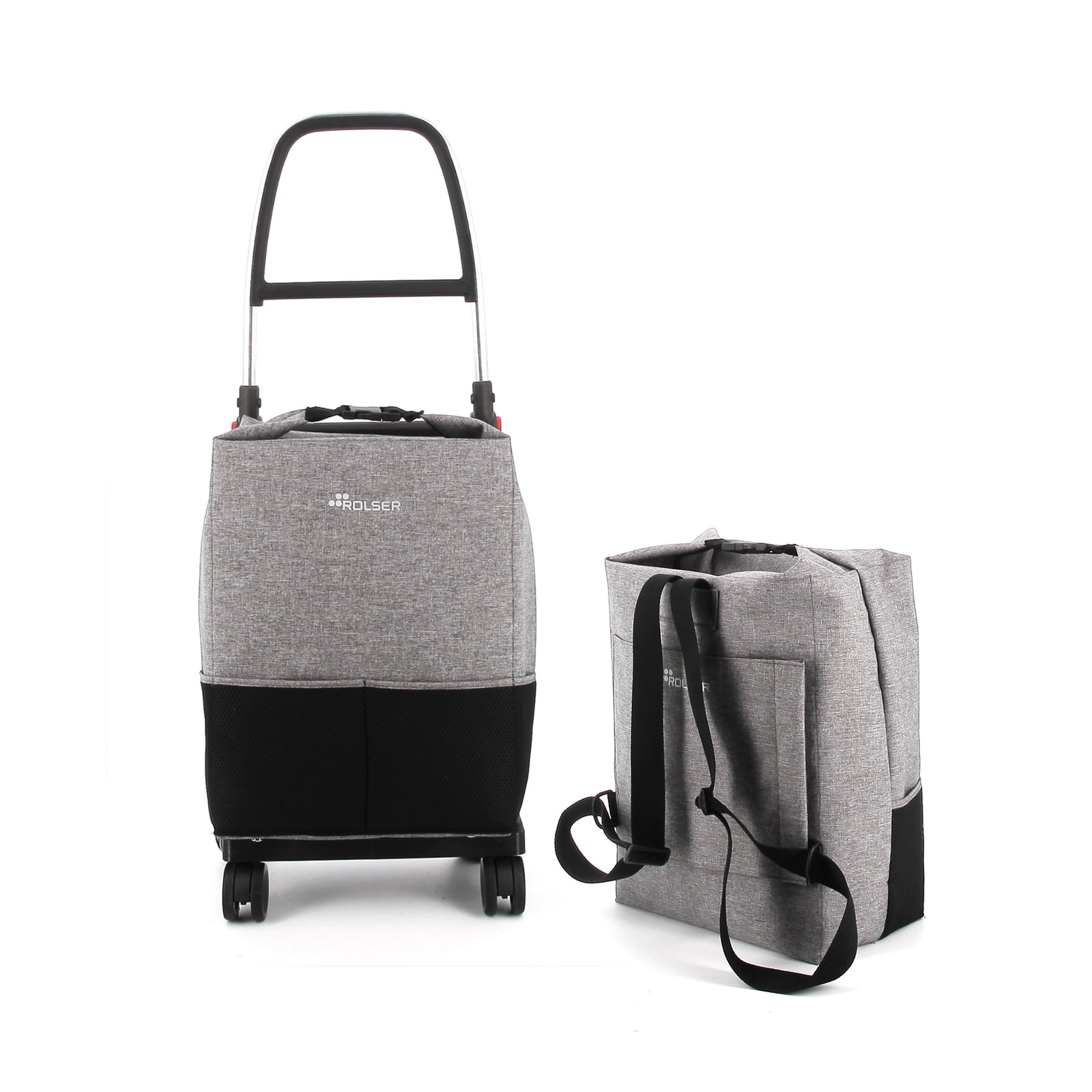 Rolser One Tweed T-Shop shopping cart, Grey
