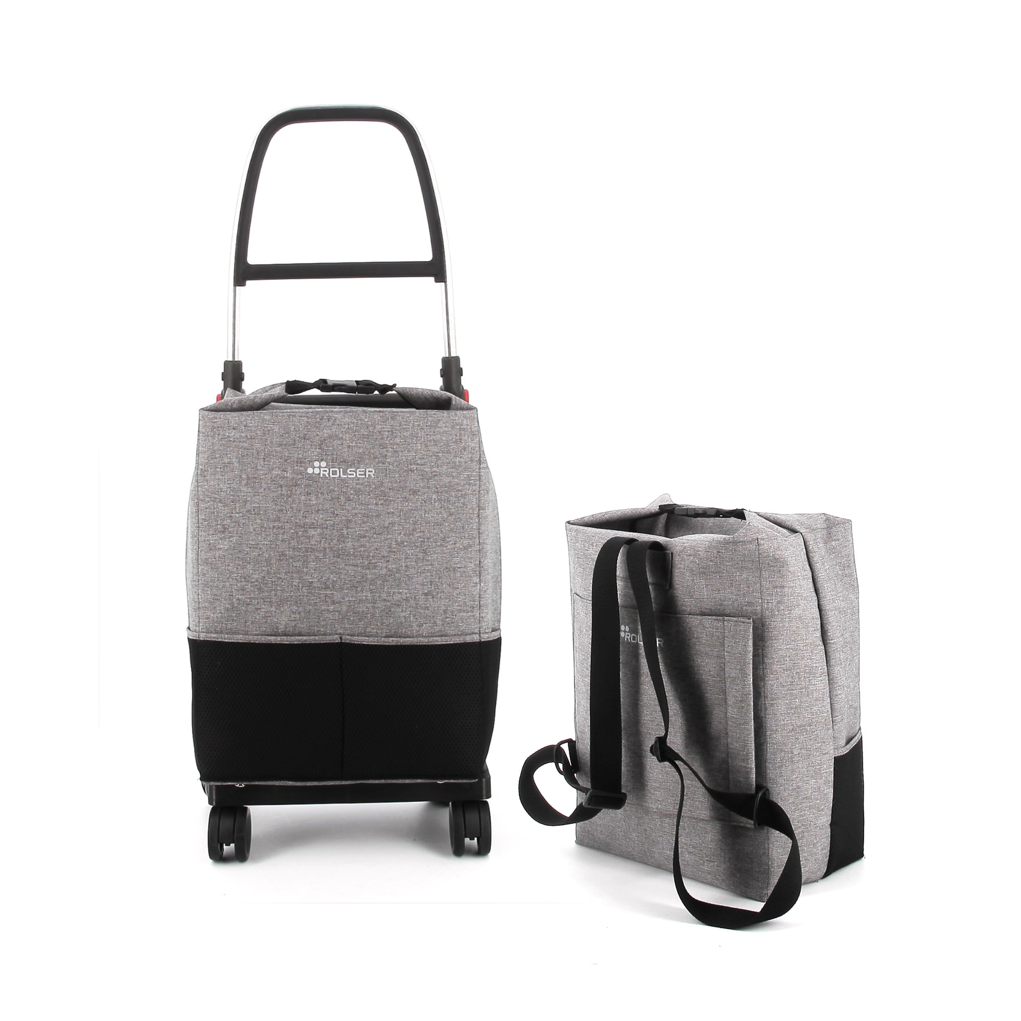 Rolser One Tweed T-Shop shopping cart, Grey