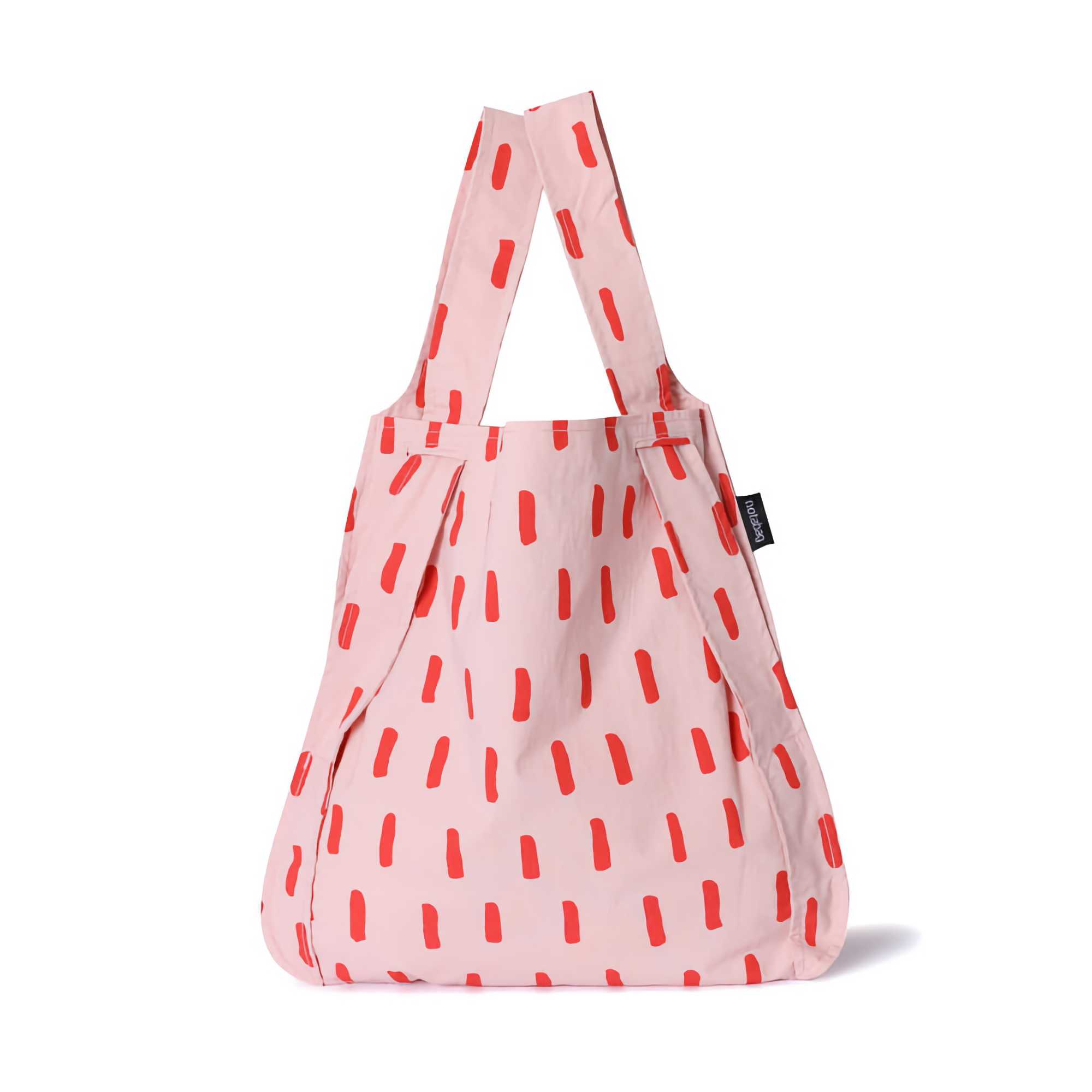 Notabag Recycled 2-Way Bag&Backpack, Red Brush