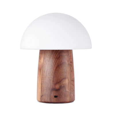 Alice Mushroom Lamp Large , Walnut
