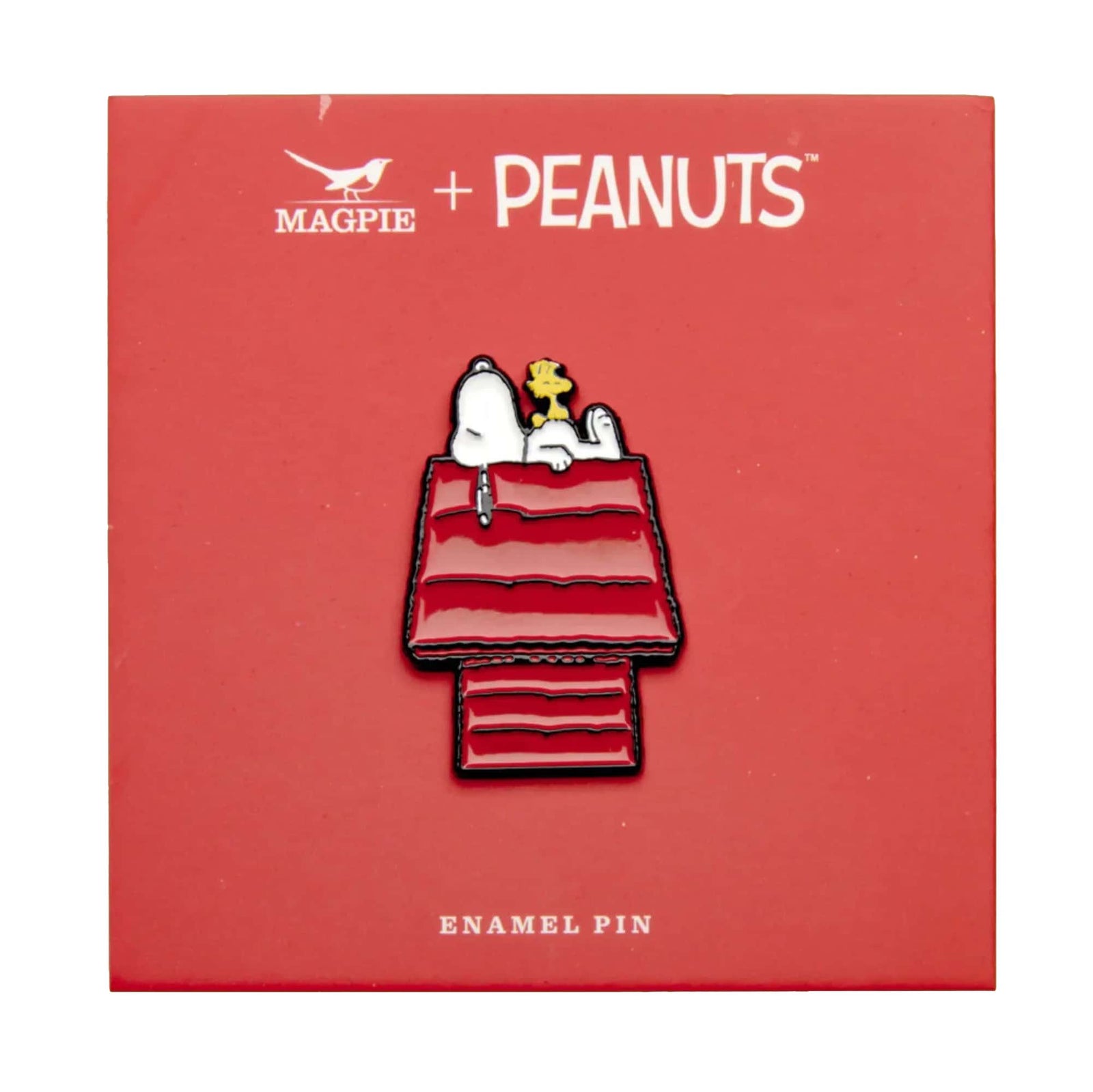 Peanuts x Magpie Snoopy enamel pin, house