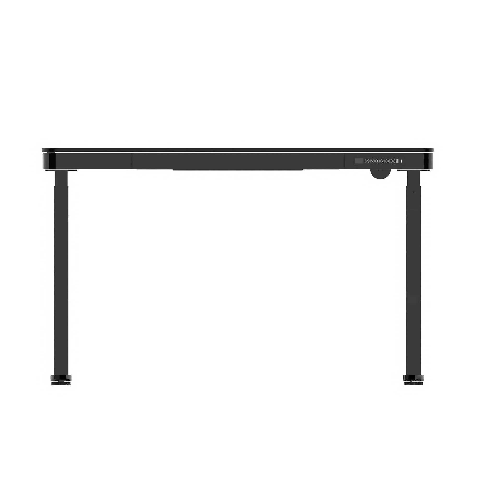 Liftek Electric Height Adjustable Desk, Black/Black