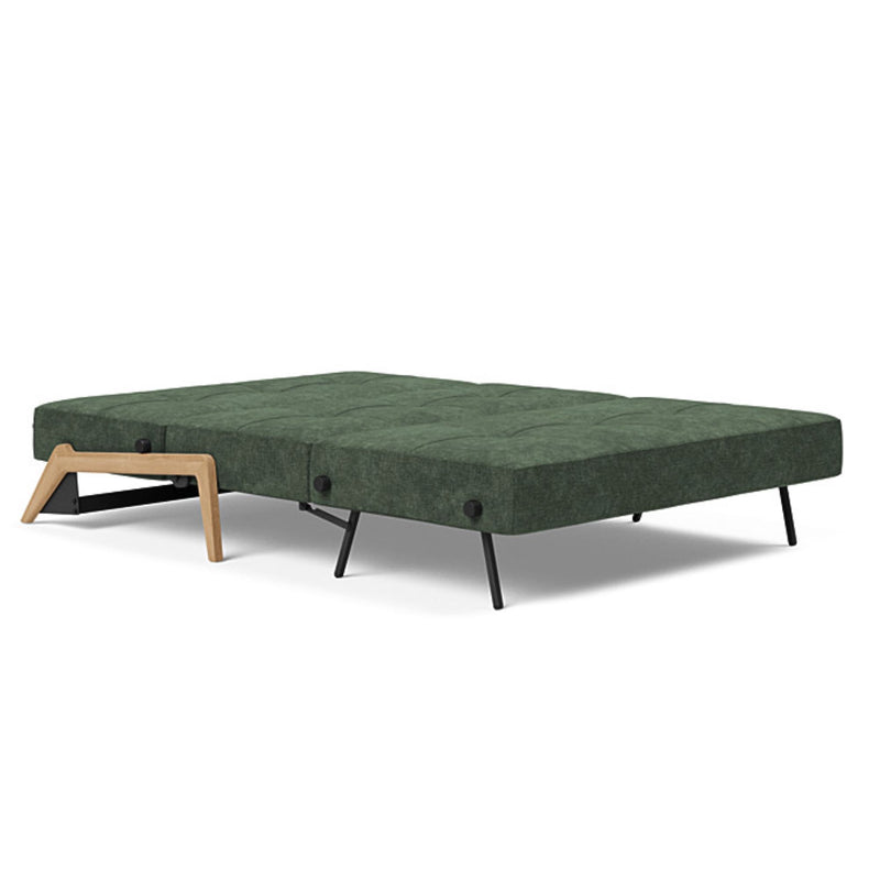 Innovation Living Cubed 140 Wood sofa bed, 281 avella pine green