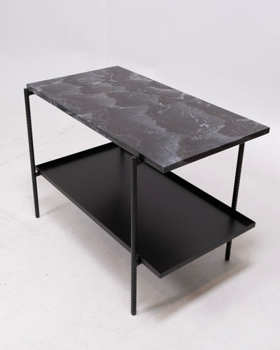 refurbished | HAY Rebar Rectangular side table, black