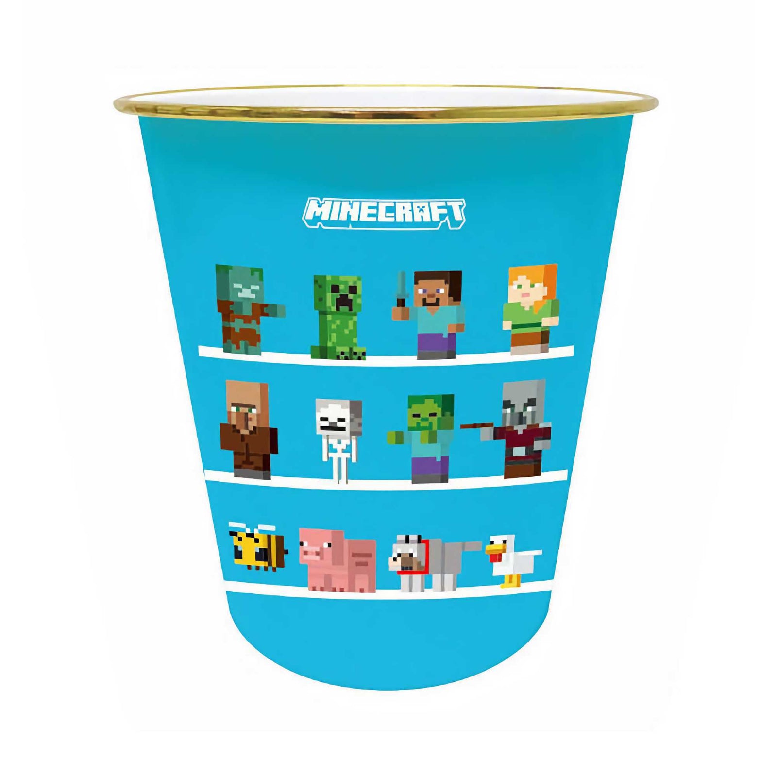 Minecraft Garbage Can, Friends