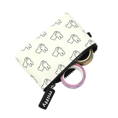 Dick Bruna NUU Small Silicone Pouch, White