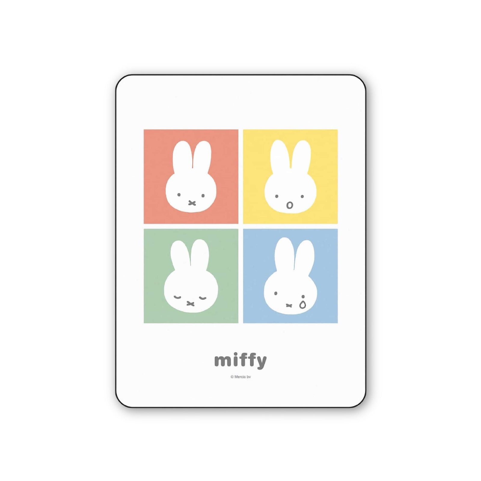 Dick Bruna's mouse pad, miffy faces