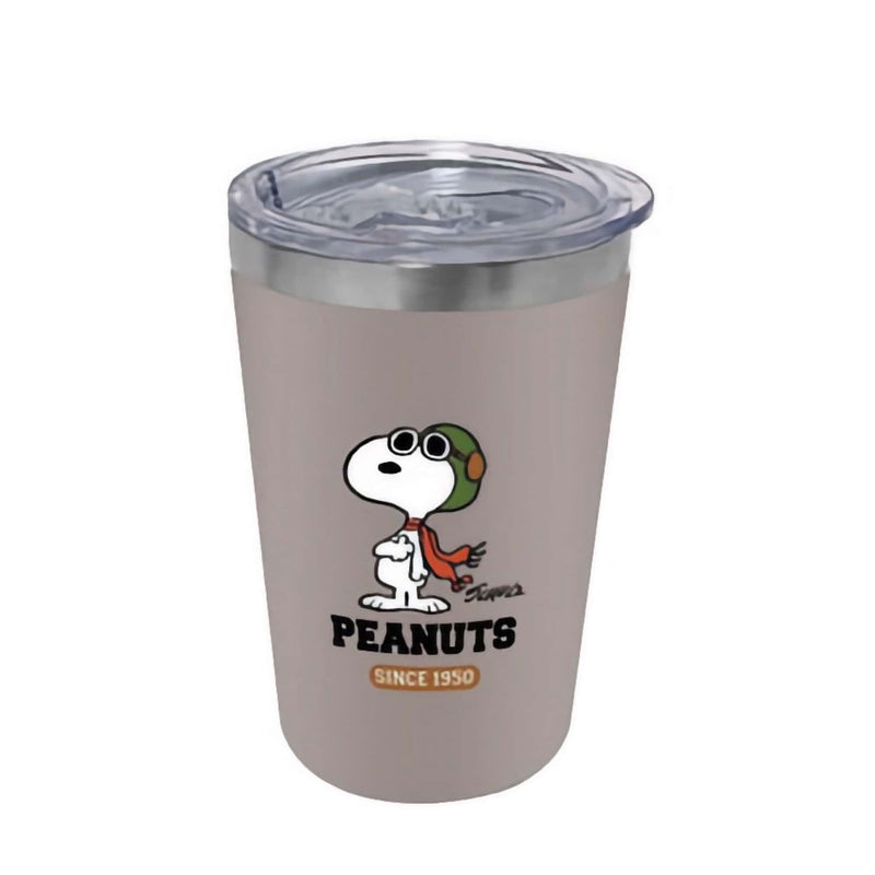 Snoopy stainless steel tumble, light grey