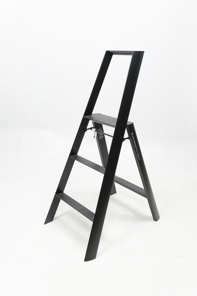 refurbished | Metaphys Lucano ladder 3-step, black