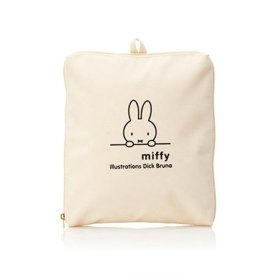 Miffy x Hapitas foldable duffle bag M, ivory face