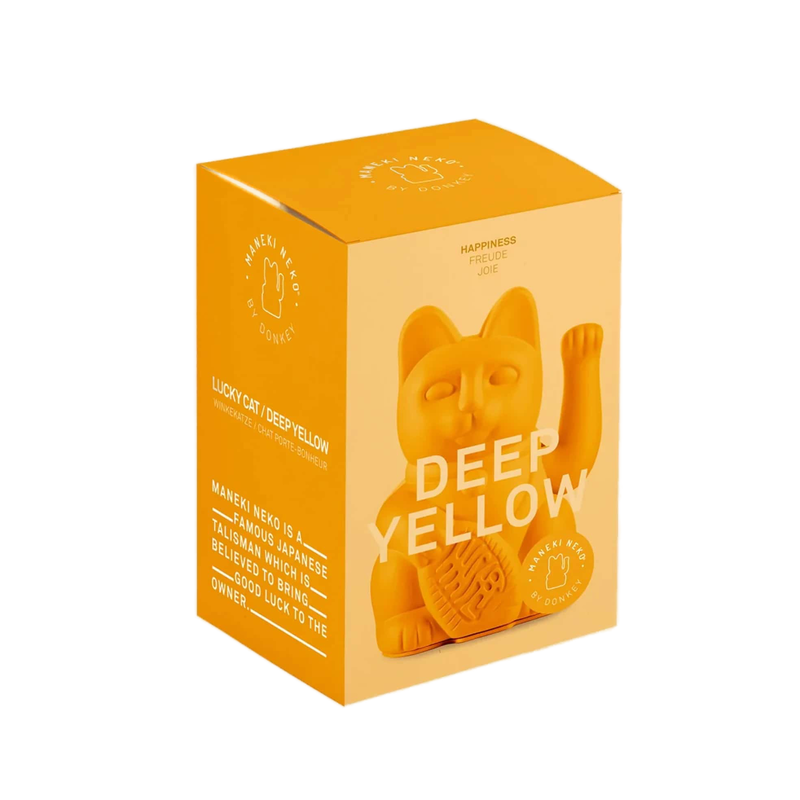 Donkey Lucky Cat, deep yellow