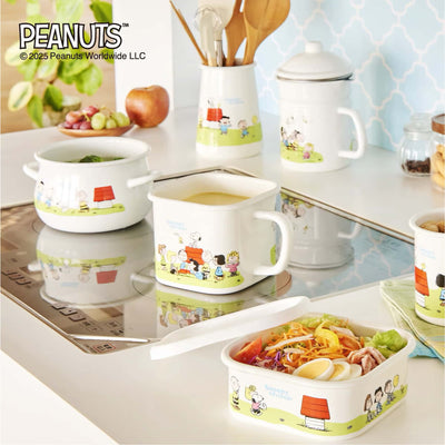 Yutaka Horo x Snoopy Greenfield series enamel mug