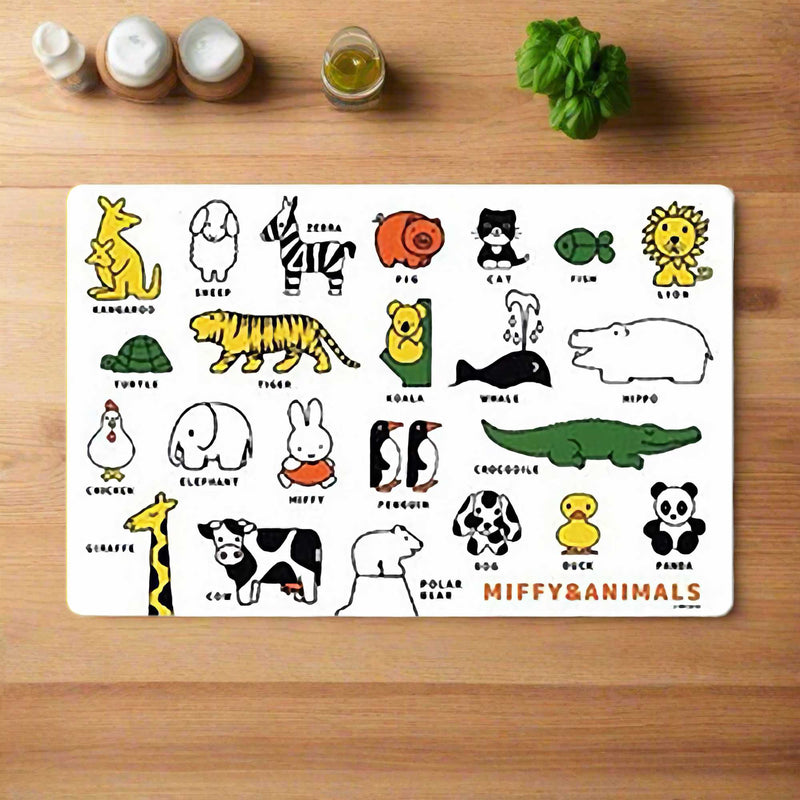 Miffy lunch mat, Miffy & Animals