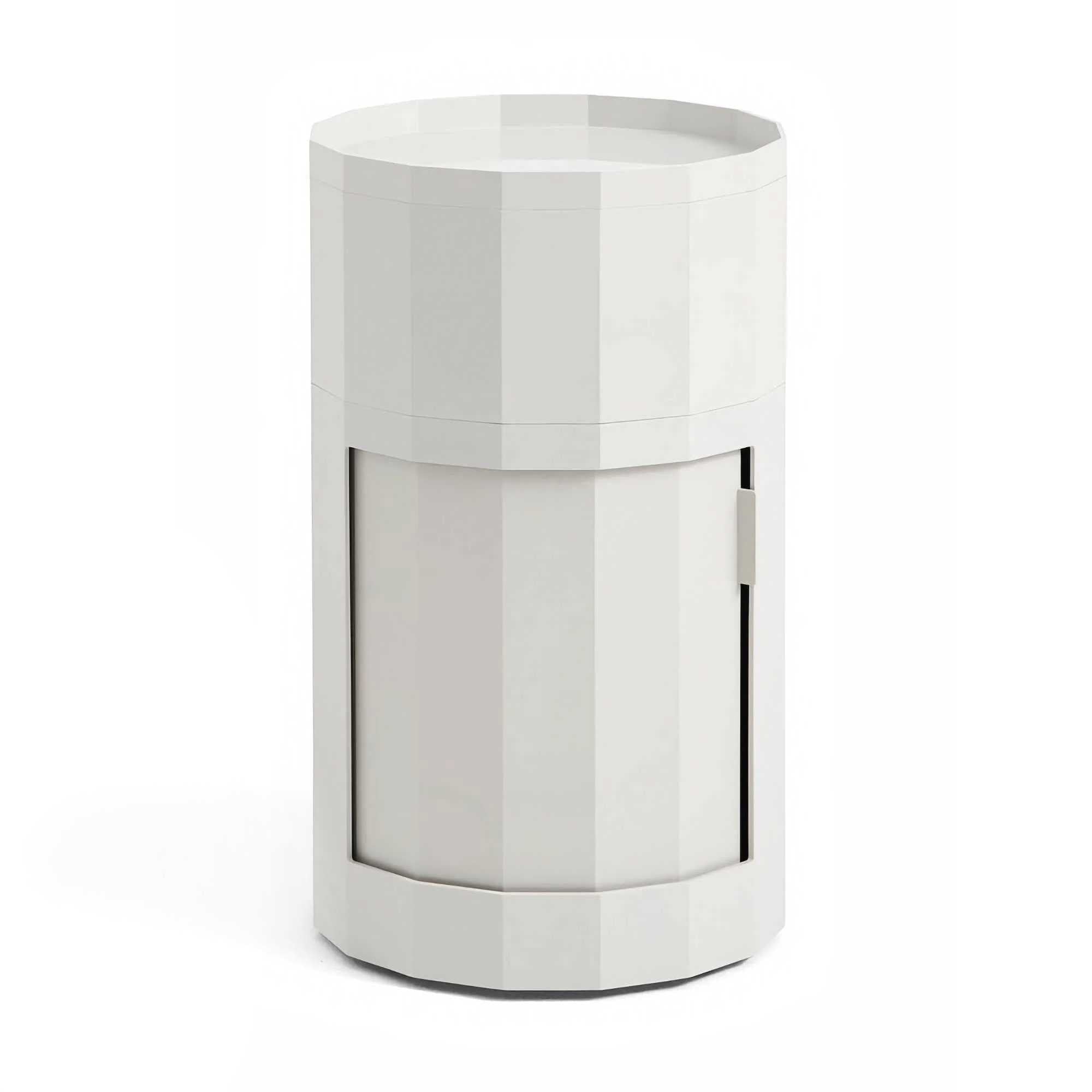 HAY Facet cabinet high, misty grey