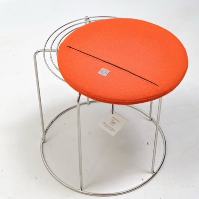 refurbished | &Tradition Wire VP11 stool, hallingdal 600/stainless steel