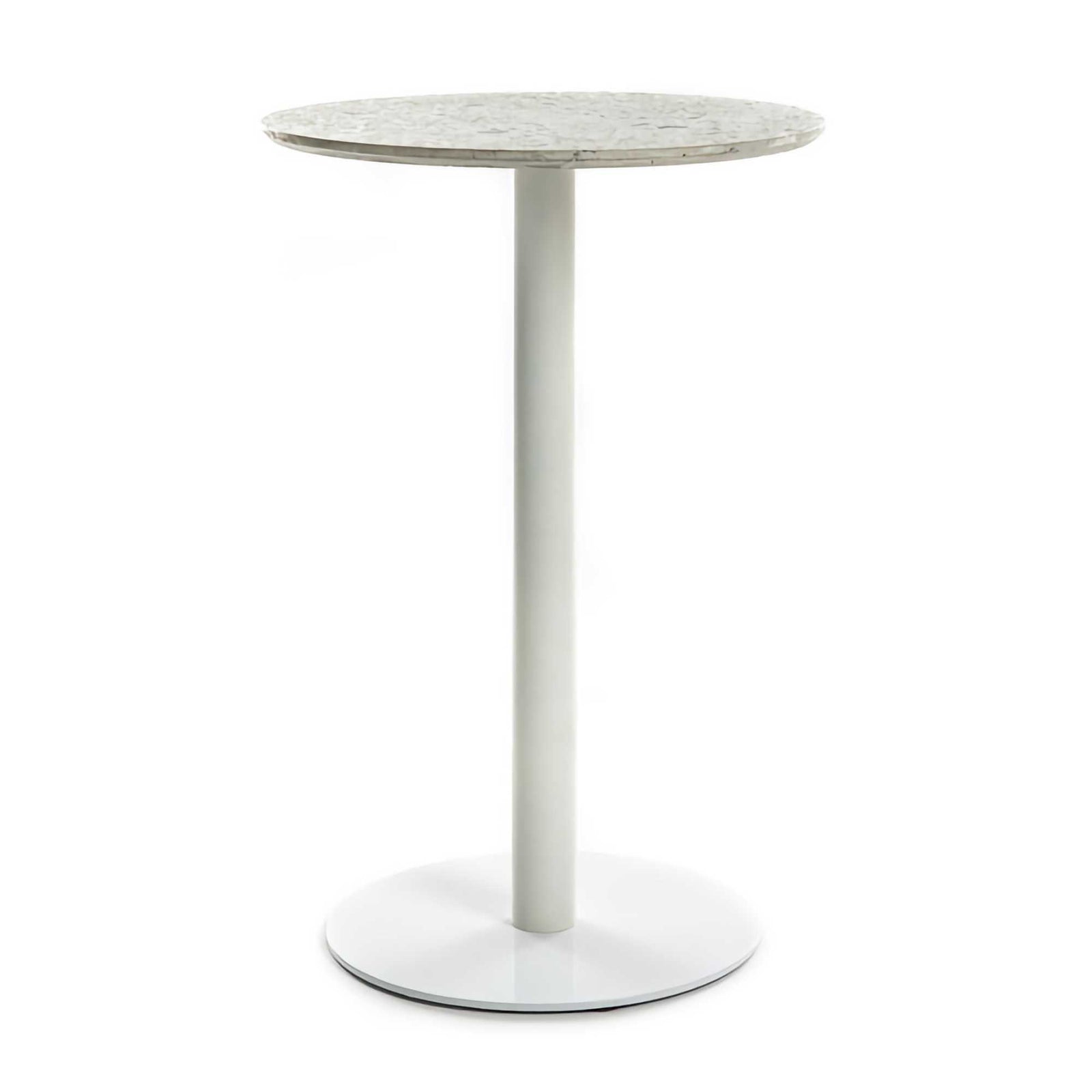 XLBoom Terrazzo table round white