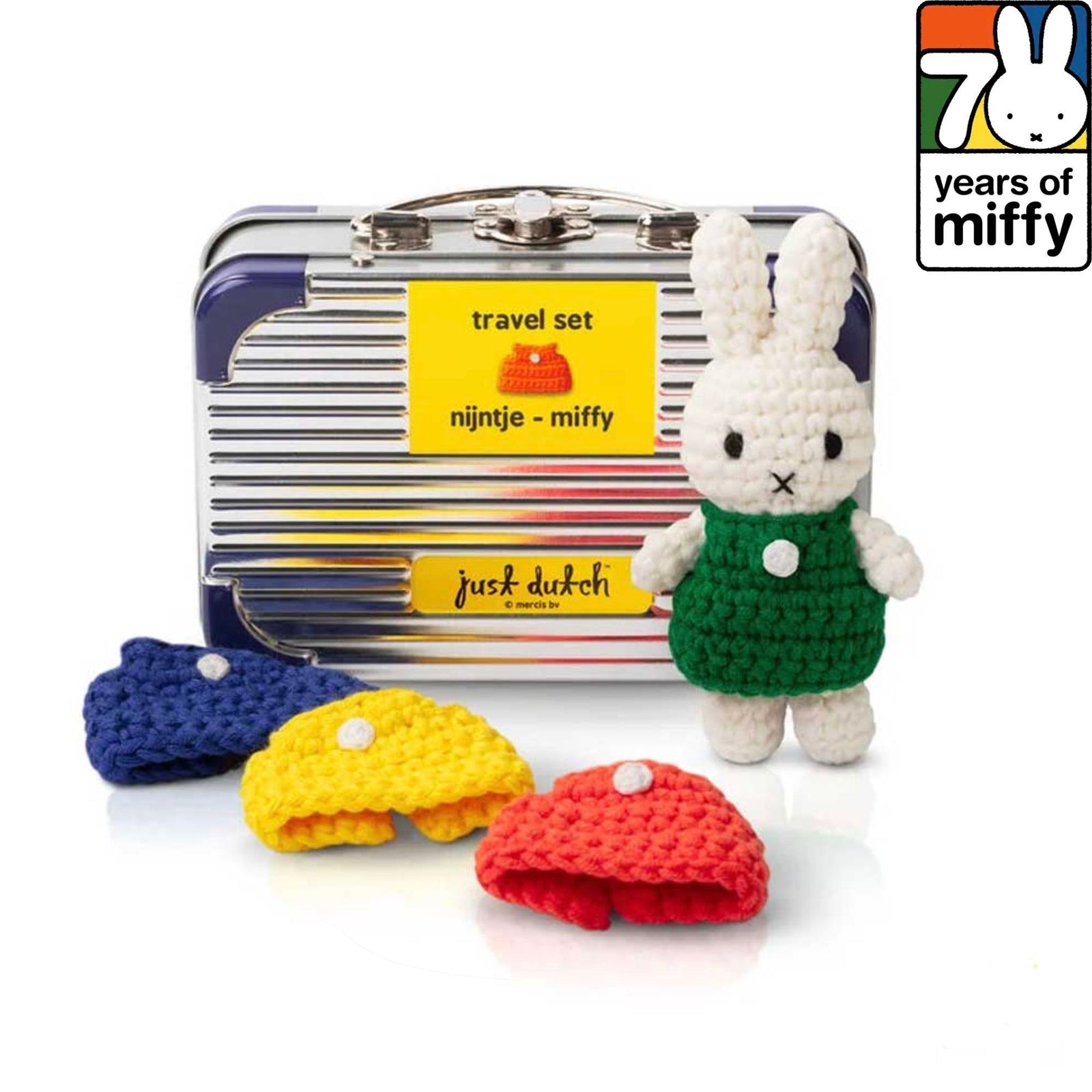 Just Dutch Miffy crochet doll travel set