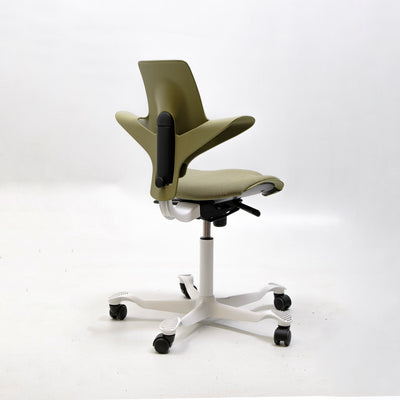 refurbished | Hag Capisco Puls 8020 fabric, cura moss/white