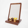 ex-display | Wooderful Life Wooden Desktop Mirror, Snoopy & Woodstock