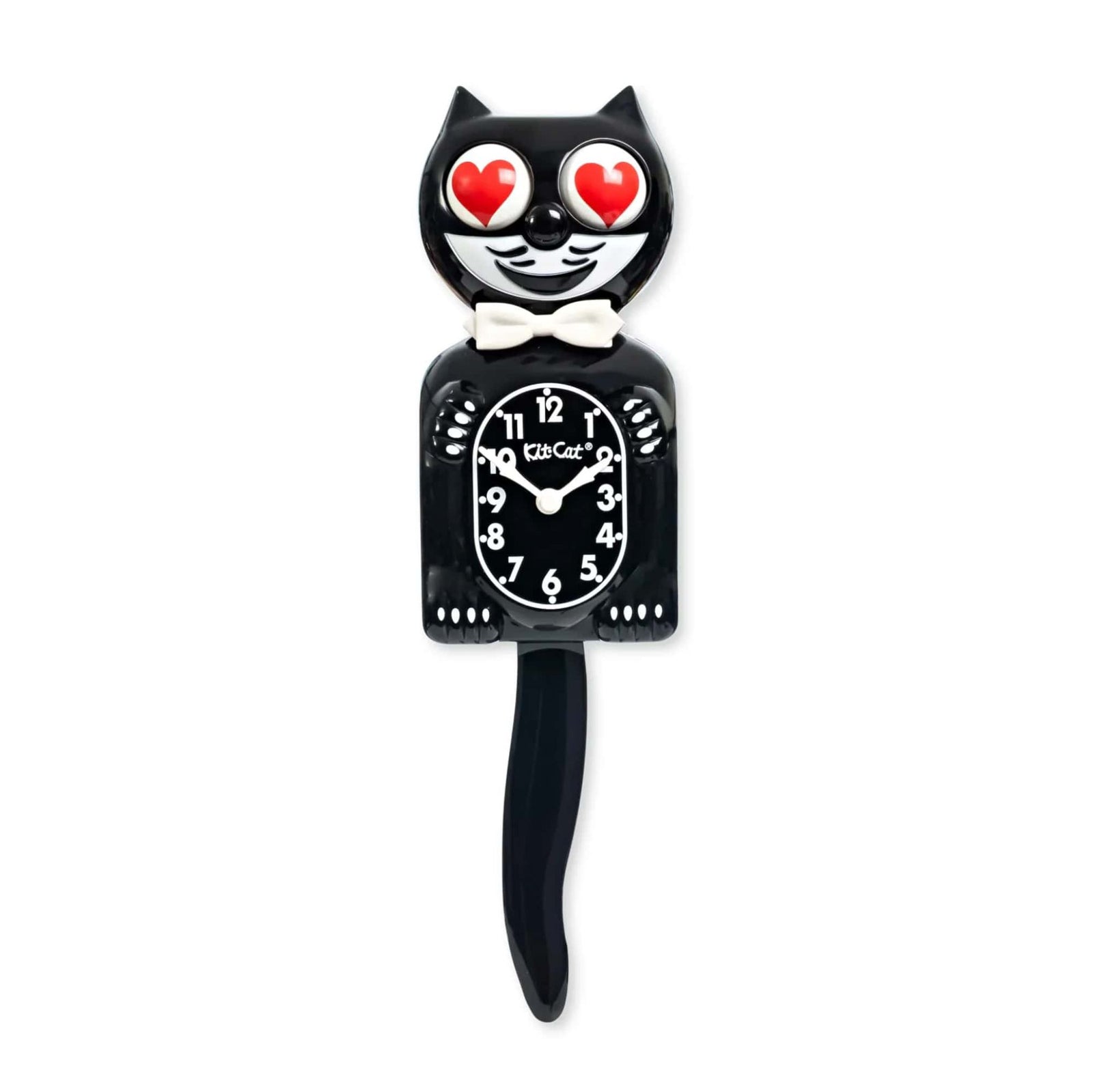 Kit-Cat Klock wall clock, lady heart eyes!