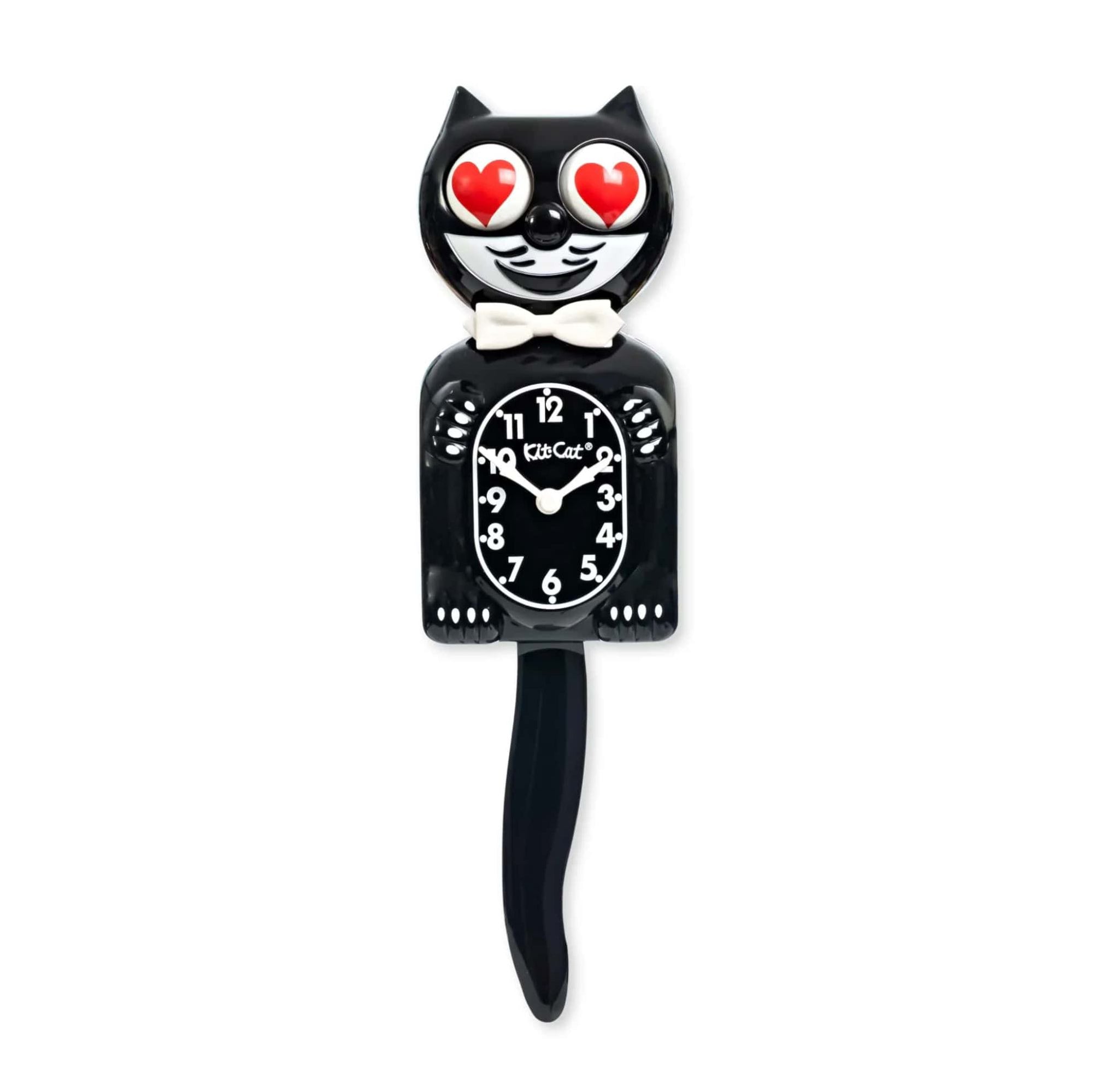 Kit-Cat Klock wall clock, lady heart eyes!