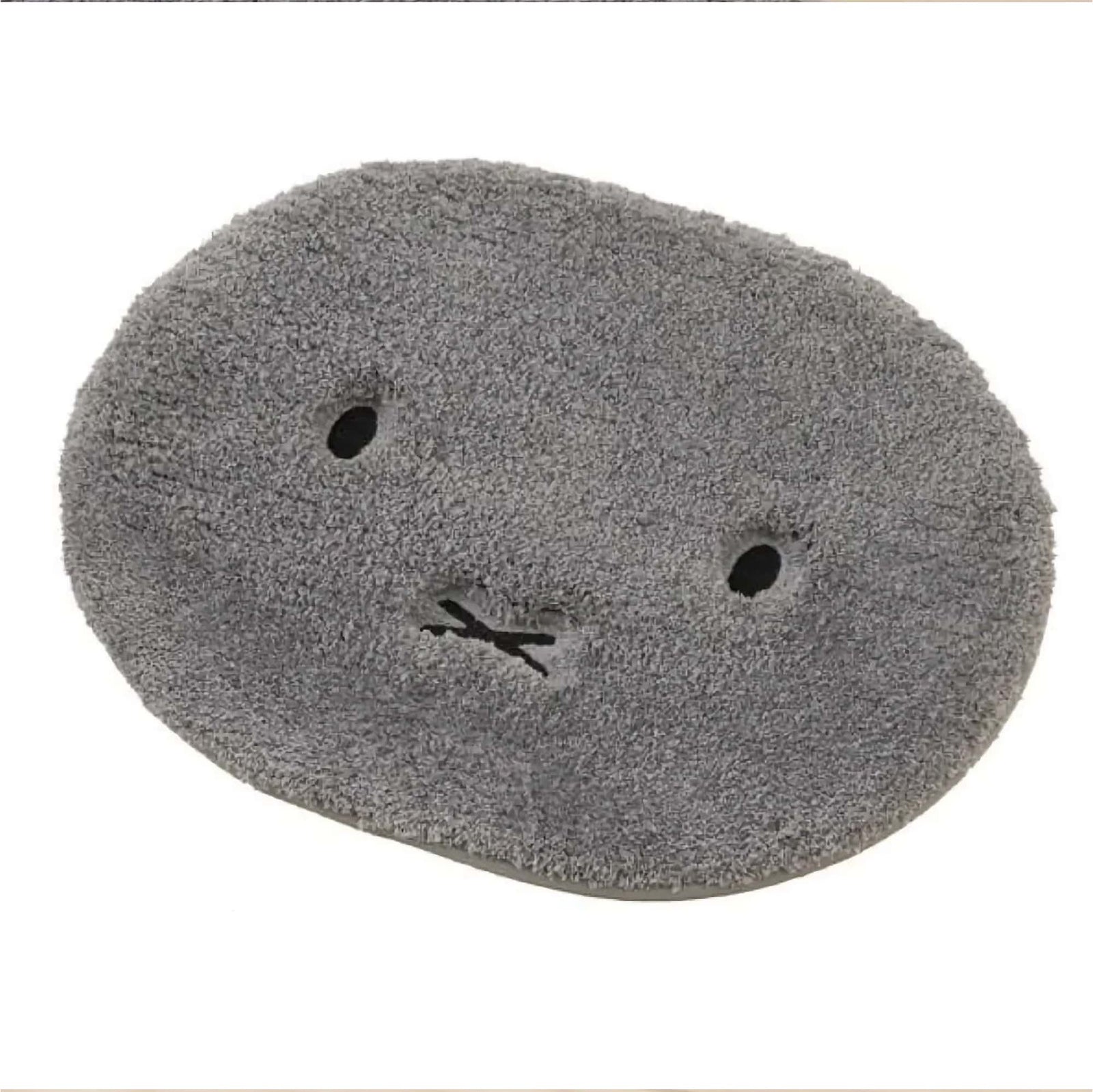 Miffy Face oval bath mat, grey