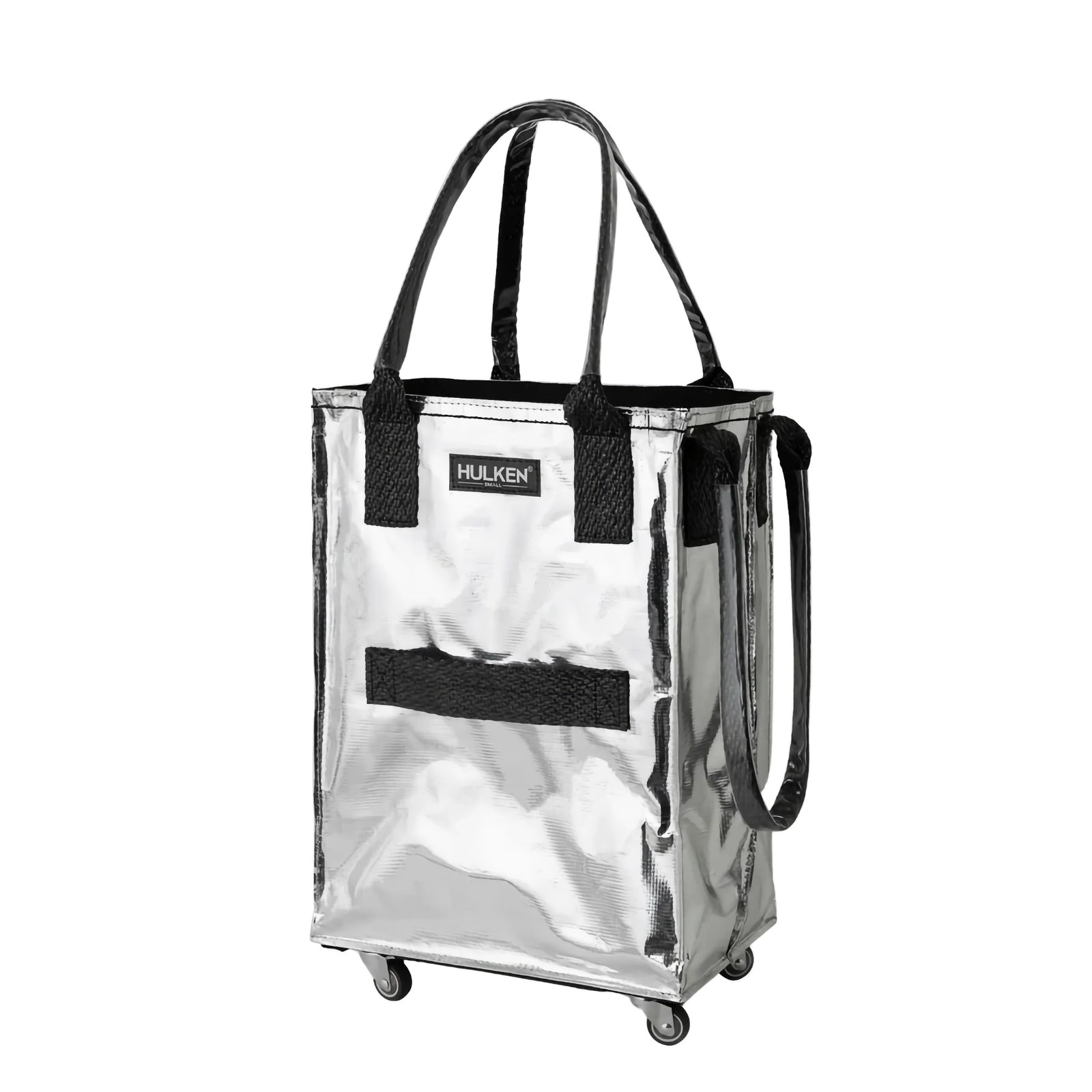 Hulken® Original rolling tote bag small, silver