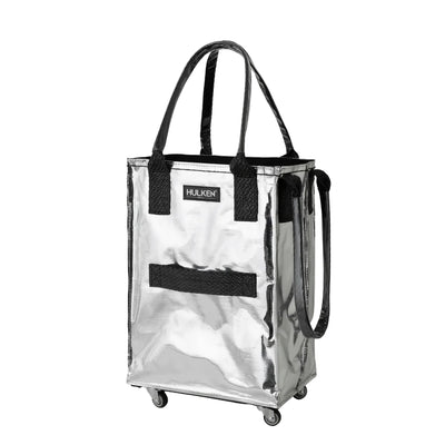 Hulken® Original rolling tote bag small, silver