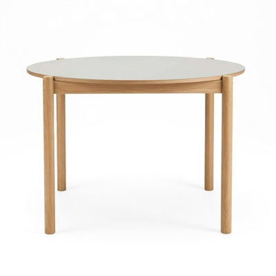 Hubsch Oblique dining table round, grey