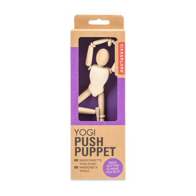 Kikkerland Yogi Push Puppet