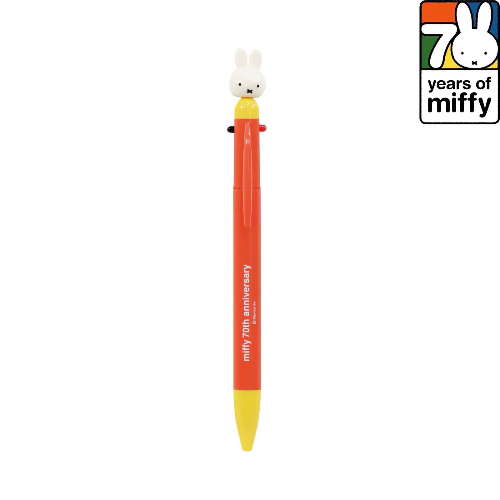 70 Years of Miffy Jetstream 3 color multi ballpoint pen, orange