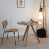 HAY CPH20 2.0 Table Ø90, Lacquered Oak/Lacquered Oak Veneer