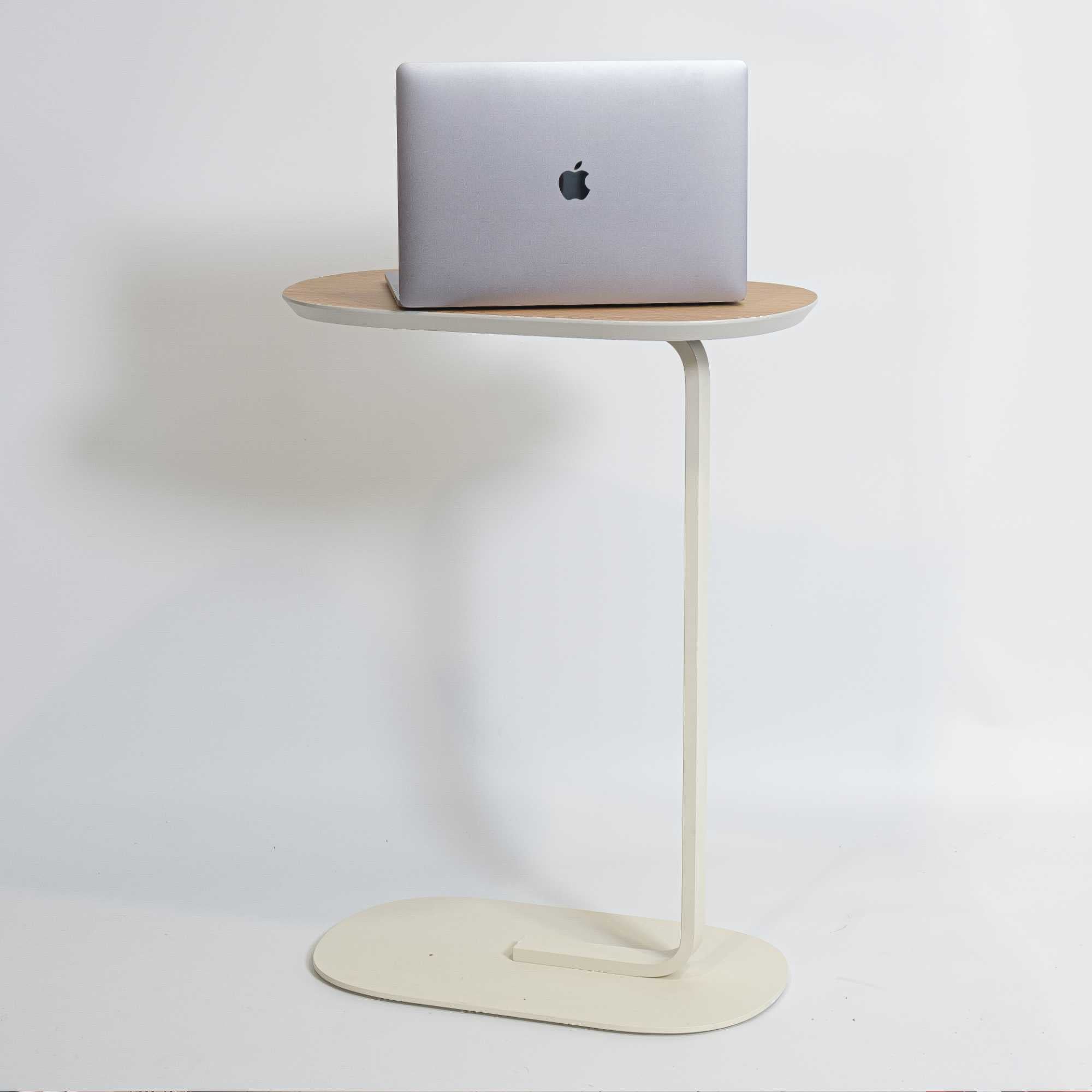 ex-display | Muuto Relate Side Table 74cm, Oak Veneer/Off White