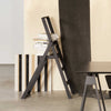 Design house Stockholm Step Ladder 3 Steps with wall mount, black lacquered