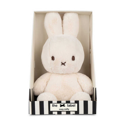 Cozy Miffy Sitting in giftbox (23cmh), cream