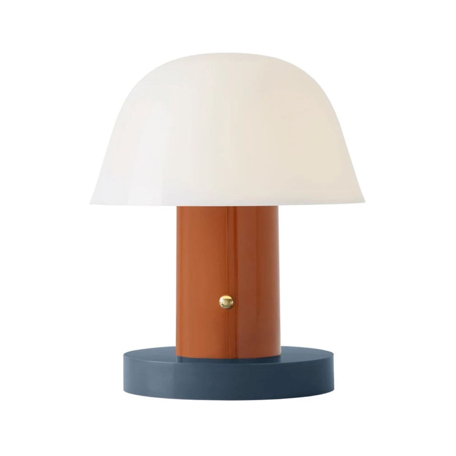 &Tradition Setago JH27 rechargeable lamp, rust/thunder