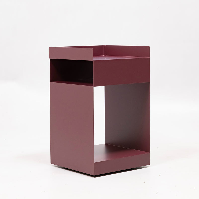 refurbished | &Tradition Rotate SC73 side table, dark plum