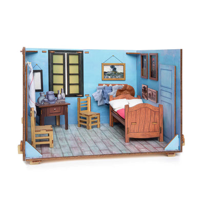 Today is Art Day Bedroom in Arles Miniature Wooden Room