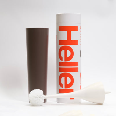refurbished | Heller Excalibur toilet brush, chocolate