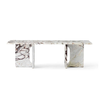 Audo Copenhagen Androgyne Lounge Table Marble Base Marble Top