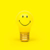 Smiley Cordless Lightbulb Rechargeable Lamp