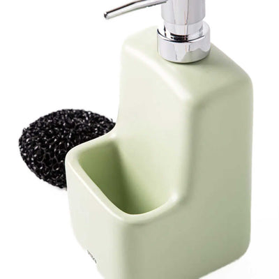 Umbra Square Ceramic Soap Pump, Sage