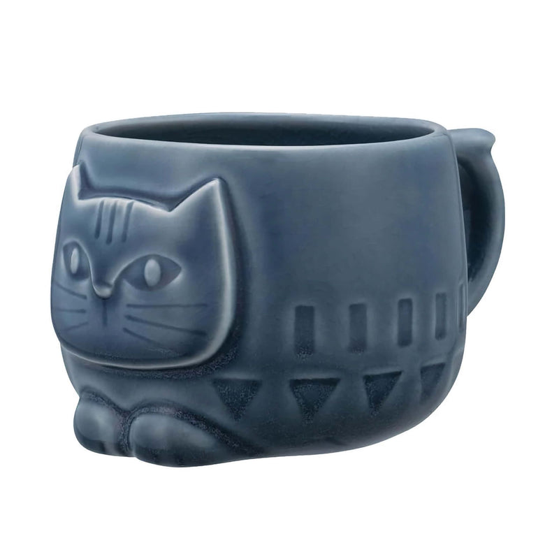 Decole Celadon mug, cat